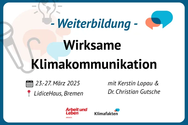 Flyer "Wirksame Klimakommunikation"